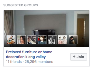 Facebook Group Suggestion